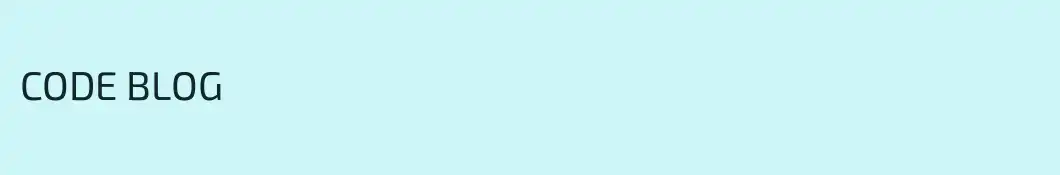 CODE BLOG